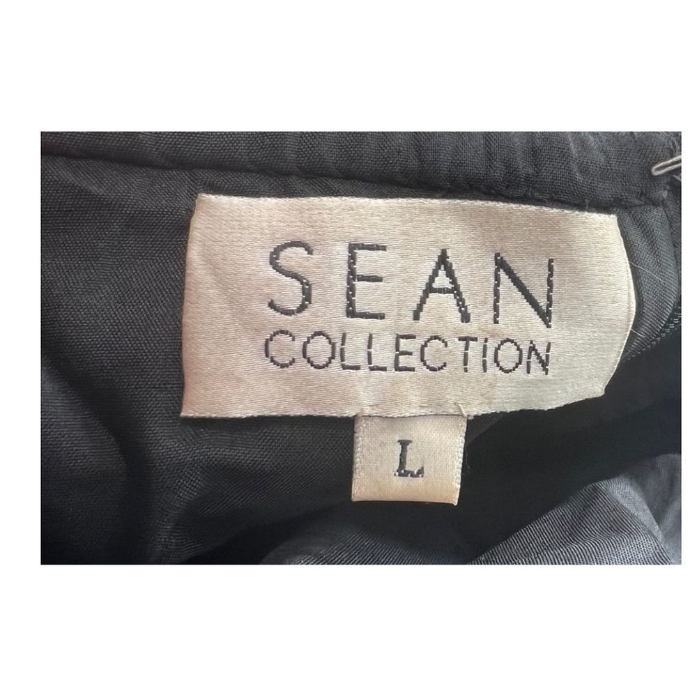 Sean Sequin Long Strapless Formal Zebra Print Iri… - image 4